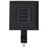 vidaXL L&aacute;mparas solares cuadradas de exterior negras 12 uds LED 12 cm