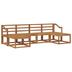 vidaXL Conjunto de sof&aacute;s de exterior 6 pcs Natural