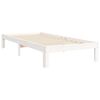 vidaXL Estructura de cama sin colch&oacute;n madera de pino blanca 90x200 cm