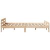 vidaXL Estructura de cama sin colch&oacute;n madera de pino maciza 120x200 cm