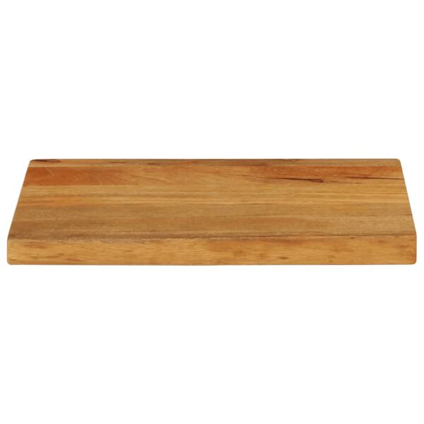 vidaXL Tablero de mesa borde natural madera maciza mango 50x20x2,5 cm