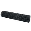 vidaXL Euro Valla 1 x 10 m Hierro recubierto de PVC Gris