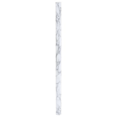 vidaXL Pegatina de mueble autoadhesiva PVC blanco mármol 90x500 cm