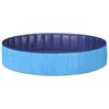 vidaXL Piscina Plegable para Perros Azul 160 x 160 x 30 cm PVC