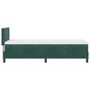 vidaXL Cama tipo Box Spring Verde oscuro 80 x 200 cm Terciopelo