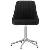 vidaXL Sillas de comedor giratorias 2 uds terciopelo negro