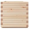 vidaXL Jardinera madera maciza de pino 50x50x49,5 cm