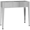vidaXL Jardinera de acero galvanizado 100,5x40,5x90 cm