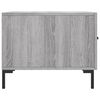 vidaXL Mesa de centro madera contrachapada gris Sonoma 50x50x40 cm