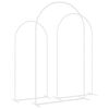 vidaXL Arco de Boda 3 pcs Acero