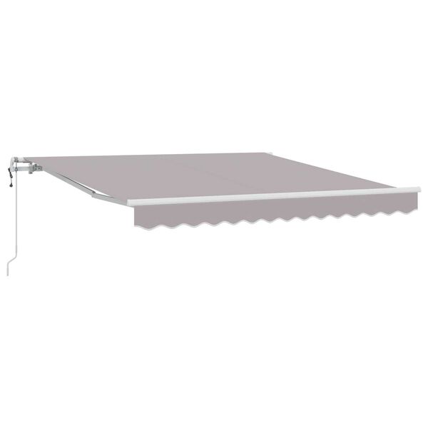 vidaXL Toldo Retráctil 300 x 250 cm Gris claro