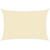 vidaXL Toldo de vela HDPE color crema 160 g/m&sup2; 5x6 m