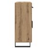 vidaXL Vitrina Roble artesanal 69,5 x 34 x 90 cm Madera contrachapada
