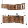 vidaXL Mueble cocina Porto madera vieja 11 pzas madera contrachapada