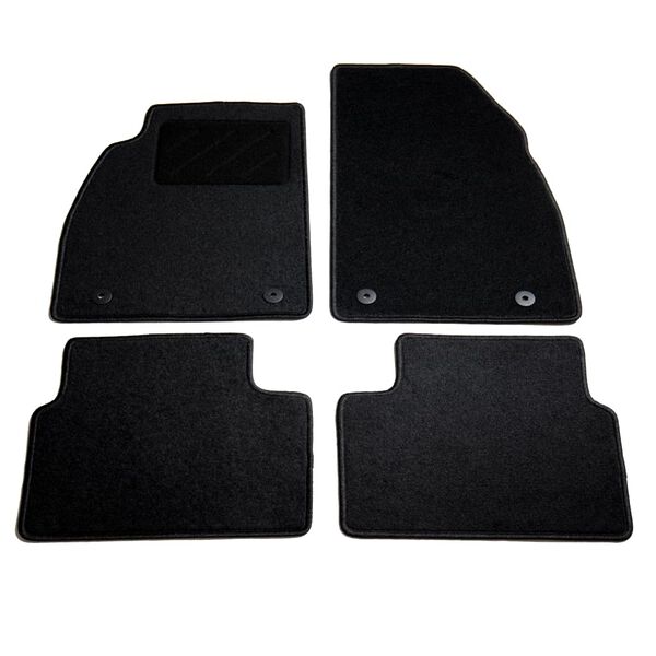 vidaXL Juego de alfombrillas para coche 4 piezas para Opel Insignia