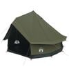 vidaXL Tienda Familiar Verde militar 6 personas Algod&oacute;n Sint&eacute;tico