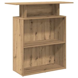 vidaXL Mostrador de recepci&oacute;n roble artisian 100x40x104 cm