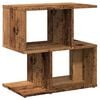 vidaXL Mesita de noche madera contrachapada envejecida 50x30x51,5cm
