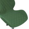 vidaXL Sillas de comedor giratorias 4 uds terciopelo verde oscuro