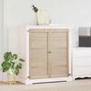vidaXL Puerta de Armario con puerta 2 pcs Natural 49,5 x 2,1 x 110 cm