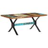 vidaXL Mesa de comedor de madera maciza reciclada 180x90x76 cm