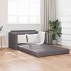vidaXL Sof&aacute; cama 110cm Gris Cuero artificial