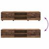 vidaXL Conjunto de mueble de TV con caj&oacute;n FLORIN Madera vieja