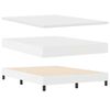vidaXL Cama tipo Box Spring con colch&oacute;n 160 x 200 cm Cuero sint&eacute;tico
