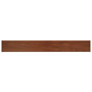 vidaXL Umbral de Ventana Madera Marr&oacute;n 100 x 10 x 4,5 cm PVC