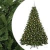 vidaXL &Aacute;rbol de Navidad artificial verde claro con bolas 270 cm