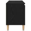 vidaXL Gabinete de TV Roble Negro 102 x 35 x 50 cm