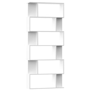 vidaXL Estanter&iacute;a/divisor madera contrachapada blanco 80x24x192cm