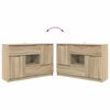 vidaXL Vitrina Roble Sonoma 100 x 30 x 65,6 Madera contrachapada