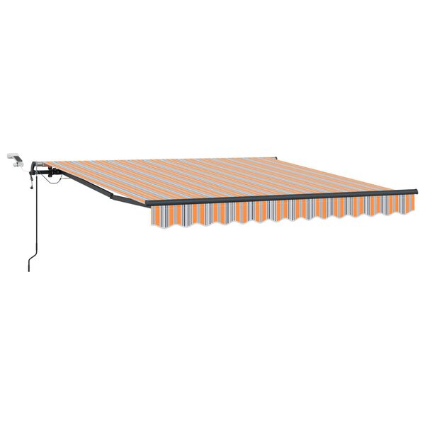 vidaXL Tela de toldo con Multicolor 300 x 250 cm Poli&eacute;ster