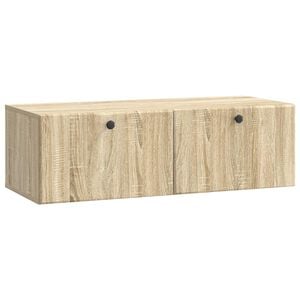 vidaXL Mueble de TV de pared 98 x 41 x 30 cm Roble Sonoma