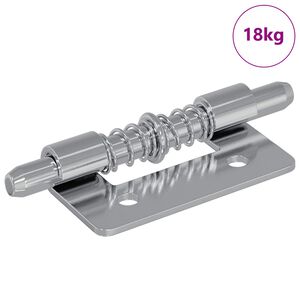 vidaXL Pestillo 1800 pcs Plateado 46 x 17 x 1,2 mm Acero