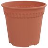 vidaXL Macetas 24 pcs Rojo Ladrillo &Oslash; 17 x 14 cm Pl&aacute;stico