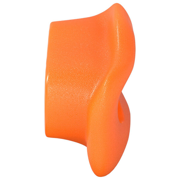 vidaXL Agarre de escalada 2 pcs Naranja 100 x 67 x 43 mm PP