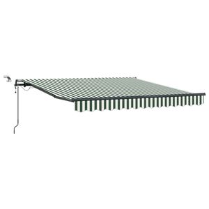 vidaXL Tela de toldo con Verde y 300 x 250 cm Poli&eacute;ster