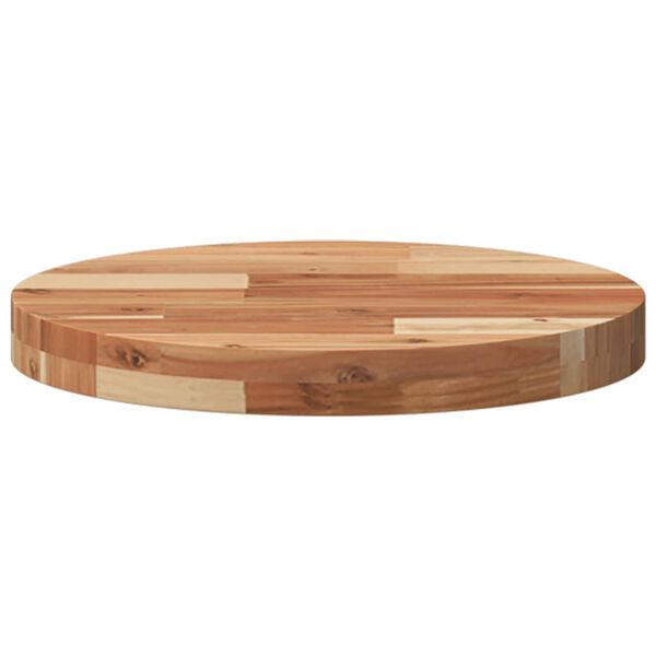 vidaXL Tablero de mesa redondo madera maciza de acacia Ø40x4 cm