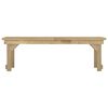 vidaXL Set de comedor para jard&iacute;n 3 pzas madera maciza pino impregnada