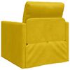 vidaXL Sof&aacute; cama 60cm Amarillo oscuro Terciopelo