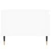vidaXL Mesa de centro madera contrachapada blanco 90x50x36,5 cm