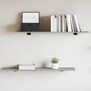 vidaXL Estantes pared 4 uds madera ingenier&iacute;a gris Sonoma 100x20x1,5cm
