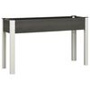 vidaXL Arriate de jard&iacute;n WPC gris 120x40x75 cm