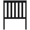 vidaXL Cabecero de cama madera maciza de pino negro 81x6x101 cm