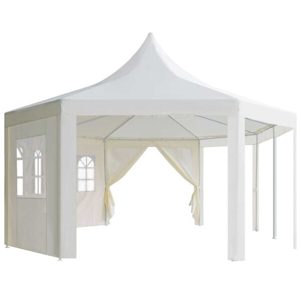 vidaXL Cenador de jard&iacute;n 834x448x320 cm blanco