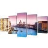 Set decorativo de lienzos para la pared modelo Venecia, 200 x 100 cm