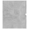 vidaXL Armario para lavabo contrachapada gris hormigón 100x38,5x45 cm