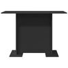 vidaXL Mesa de Comedor Negro 110 x 60 x 75 cm Madera de ingenier&iacute;a